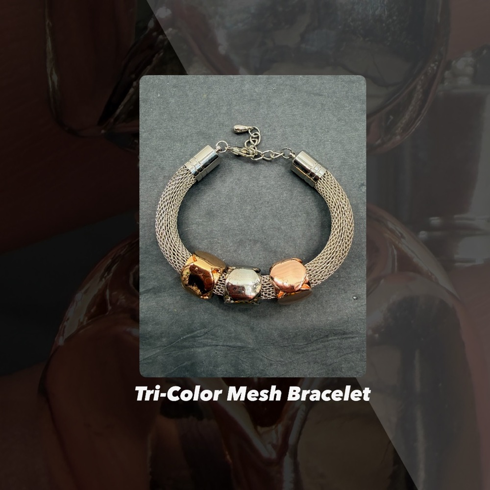 EUC Tri-Color Mesh Bracelet